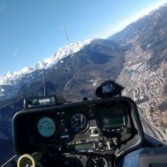 Flugwegposition um 10:20:23: Aufgenommen in der Nähe von Jesenice, Slowenien in 1397 Meter