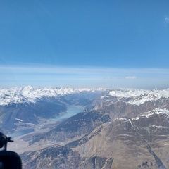 Flugwegposition um 13:20:05: Aufgenommen in der Nähe von Mals, Bozen, Italien in 3071 Meter