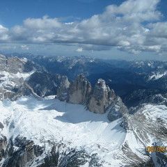 Flugwegposition um 12:11:23: Aufgenommen in der Nähe von 39040 Freienfeld, Bozen, Italien in 2865 Meter