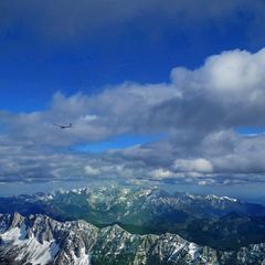Flugwegposition um 14:33:38: Aufgenommen in der Nähe von Gemeinde Zell, Österreich in 2509 Meter