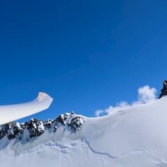 Flugwegposition um 11:52:08: Aufgenommen in der Nähe von Bezirk Inn, Schweiz in 2929 Meter