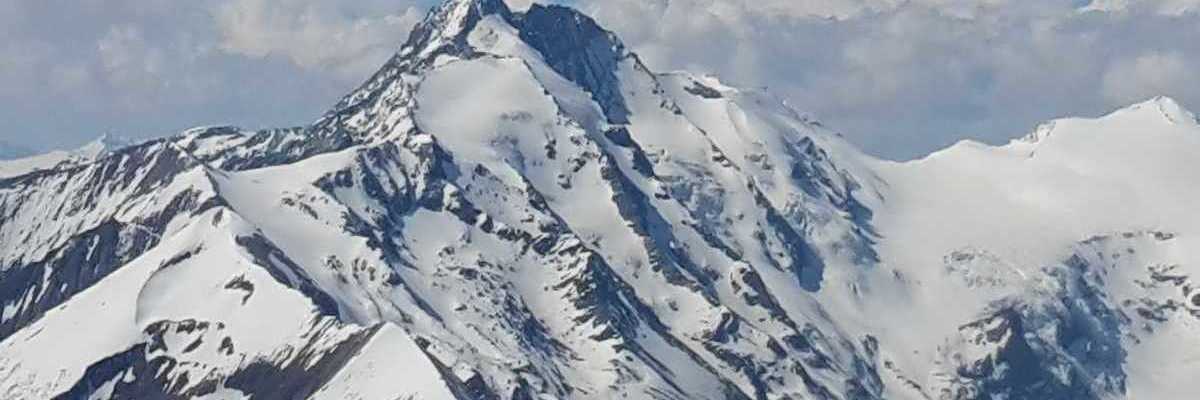 Flugwegposition um 12:24:29: Aufgenommen in der Nähe von Gemeinde Heiligenblut, 9844, Österreich in 3241 Meter