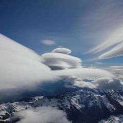 Flugwegposition um 14:37:10: Aufgenommen in der Nähe von 39030 Rasen-Antholz, Bozen, Italien in 4165 Meter