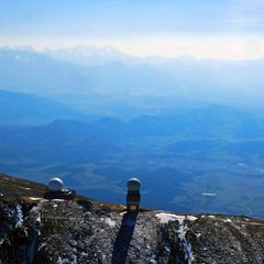 Flugwegposition um 13:14:54: Aufgenommen in der Nähe von Gemeinde St. Georgen im Lavanttal, Österreich in 2614 Meter