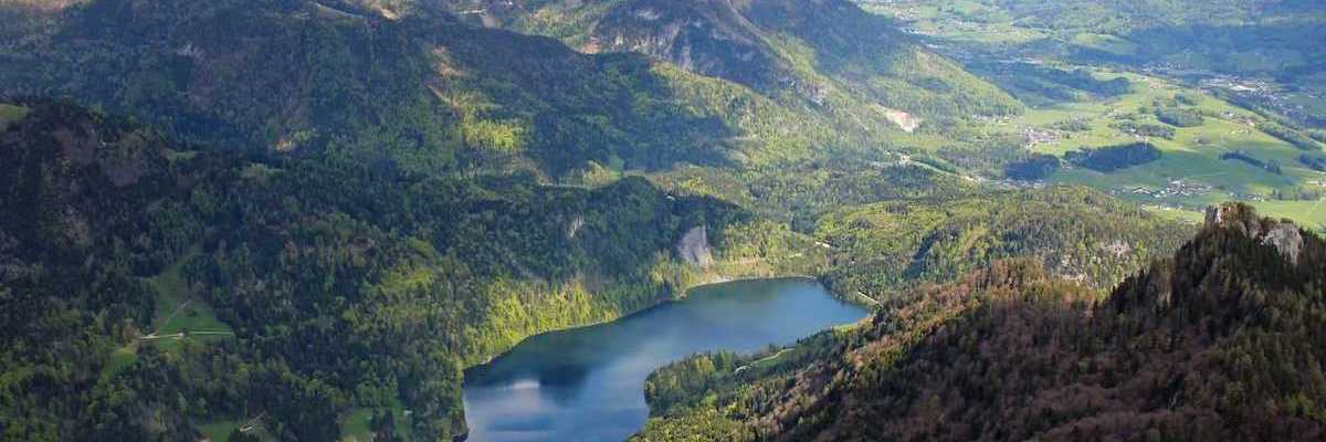 Flugwegposition um 14:39:04: Aufgenommen in der Nähe von Gemeinde St. Wolfgang im Salzkammergut, Österreich in 2147 Meter