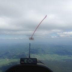 Verortung via Georeferenzierung der Kamera: Aufgenommen in der Nähe von Okres Prachatice, Tschechien in 2200 Meter