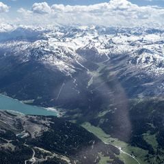 Flugwegposition um 12:32:22: Aufgenommen in der Nähe von Gemeinde Schmirn, 6154, Österreich in 3321 Meter