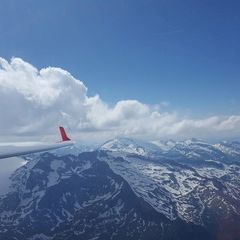 Flugwegposition um 14:16:01: Aufgenommen in der Nähe von Gemeinde Malta, Österreich in 3256 Meter
