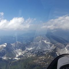 Flugwegposition um 14:22:48: Aufgenommen in der Nähe von Gemeinde Zederhaus, 5584, Österreich in 2972 Meter