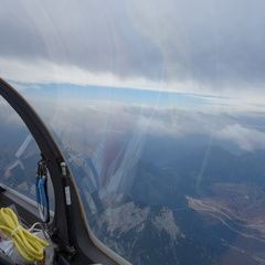 Flugwegposition um 09:50:34: Aufgenommen in der Nähe von Gemeinde Thörl, Österreich in 1849 Meter