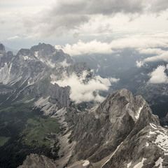Flugwegposition um 13:40:38: Aufgenommen in der Nähe von Weng im Gesäuse, 8913, Österreich in 1839 Meter