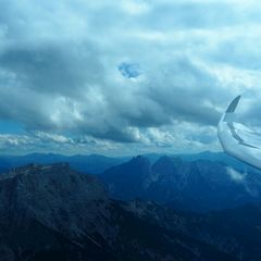 Flugwegposition um 14:19:55: Aufgenommen in der Nähe von St. Gallen, Österreich in 2323 Meter