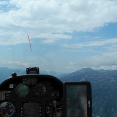 Flugwegposition um 12:30:47: Aufgenommen in der Nähe von Gemeinde Ebensee, 4802, Österreich in 1830 Meter