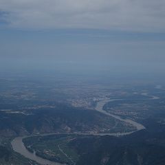 Flugwegposition um 12:26:00: Aufgenommen in der Nähe von Gemeinde Weinzierl am Walde, Österreich in 2083 Meter