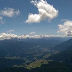 Flugwegposition um 11:01:23: Aufgenommen in der Nähe von 39037 Mühlbach, Bozen, Italien in 2584 Meter