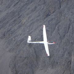 Flugwegposition um 13:25:58: Aufgenommen in der Nähe von Gemeinde Scheffau am Wilden Kaiser, Österreich in 2551 Meter