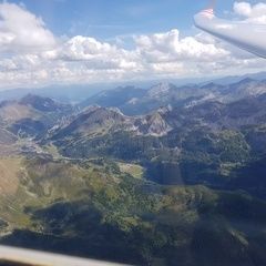 Flugwegposition um 15:38:21: Aufgenommen in der Nähe von Neuberg an der Mürz, Österreich in 1843 Meter