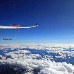 Flugwegposition um 13:23:01: Aufgenommen in der Nähe von Gemeinde Lannach, Österreich in 5374 Meter