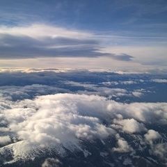 Flugwegposition um 11:03:04: Aufgenommen in der Nähe von Oberweg, Österreich in 3816 Meter
