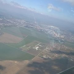 Flugwegposition um 10:08:49: Aufgenommen in der Nähe von Okres Nitra, Slowakei in 1106 Meter