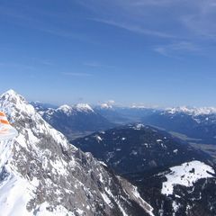 Flugwegposition um 13:07:24: Aufgenommen in der Nähe von Gemeinde Obertilliach, 9942 Obertilliach, Österreich in 2706 Meter