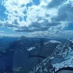 Flugwegposition um 13:46:50: Aufgenommen in der Nähe von Gemeinde Liezen, Liezen, Österreich in 2070 Meter