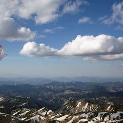 Flugwegposition um 13:19:57: Aufgenommen in der Nähe von Kleinsölk, 8961, Österreich in 2840 Meter