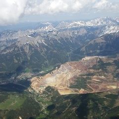 Flugwegposition um 12:03:29: Aufgenommen in der Nähe von Eisenerz, Österreich in 2643 Meter