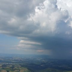 Flugwegposition um 15:53:55: Aufgenommen in der Nähe von Gemeinde St. Agatha, St. Agatha, Österreich in 1289 Meter
