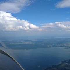 Flugwegposition um 14:22:42: Aufgenommen in der Nähe von Landsberg am Lech, Deutschland in 1800 Meter