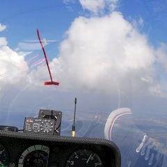 Flugwegposition um 13:52:35: Aufgenommen in der Nähe von Gemeinde Hohe Wand, Österreich in 1545 Meter