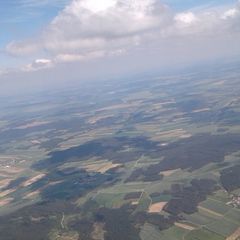 Flugwegposition um 12:33:11: Aufgenommen in der Nähe von Gemeinde Karlstein an der Thaya, Österreich in 1781 Meter