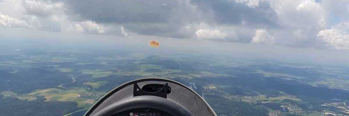 Flugwegposition um 11:18:05: Aufgenommen in der Nähe von Eichstätt, Deutschland in 1736 Meter