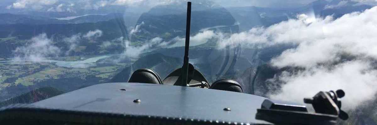Flugwegposition um 07:44:21: Aufgenommen in der Nähe von Gemeinde St. Jakob im Rosental, Österreich in 2091 Meter