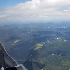 Flugwegposition um 11:06:17: Aufgenommen in der Nähe von Regen, Deutschland in 2223 Meter