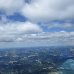 Flugwegposition um 09:41:09: Aufgenommen in der Nähe von Gemeinde Emmersdorf an der Donau, Emmersdorf an der Donau, Österreich in 1662 Meter