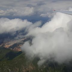 Flugwegposition um 12:01:22: Aufgenommen in der Nähe von Gai, 8793, Österreich in 2767 Meter