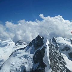 Flugwegposition um 13:28:31: Aufgenommen in der Nähe von Maloja, Schweiz in 409 Meter
