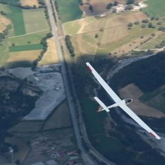 Flugwegposition um 13:50:21: Aufgenommen in der Nähe von Département Alpes-de-Haute-Provence, Frankreich in 2263 Meter