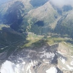 Flugwegposition um 13:56:20: Aufgenommen in der Nähe von 39013 Moos in Passeier, Bozen, Italien in 4055 Meter