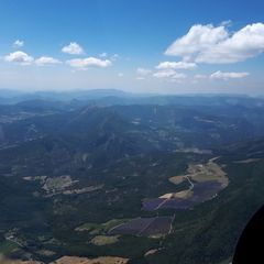 Flugwegposition um 12:46:50: Aufgenommen in der Nähe von Département Hautes-Alpes, Frankreich in 2156 Meter