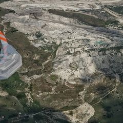 Flugwegposition um 10:48:56: Aufgenommen in der Nähe von Gacko, Bosnien und Herzegowina in 1537 Meter