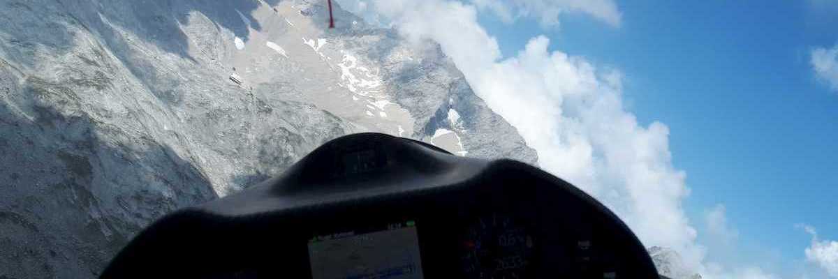 Flugwegposition um 12:14:02: Aufgenommen in der Nähe von Gemeinde Wildermieming, Österreich in 2682 Meter