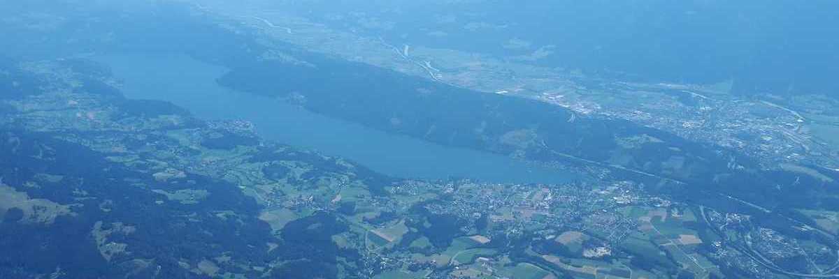 Flugwegposition um 12:49:50: Aufgenommen in der Nähe von Gemeinde Trebesing, Österreich in 3022 Meter