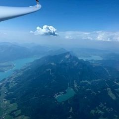 Verortung via Georeferenzierung der Kamera: Aufgenommen in der Nähe von Gemeinde St. Wolfgang im Salzkammergut, Österreich in 2800 Meter