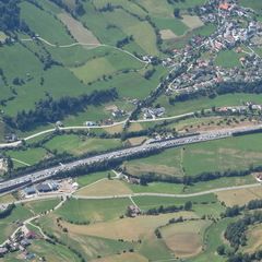 Flugwegposition um 11:46:03: Aufgenommen in der Nähe von Gemeinde Rennweg am Katschberg, 9863, Österreich in 2843 Meter