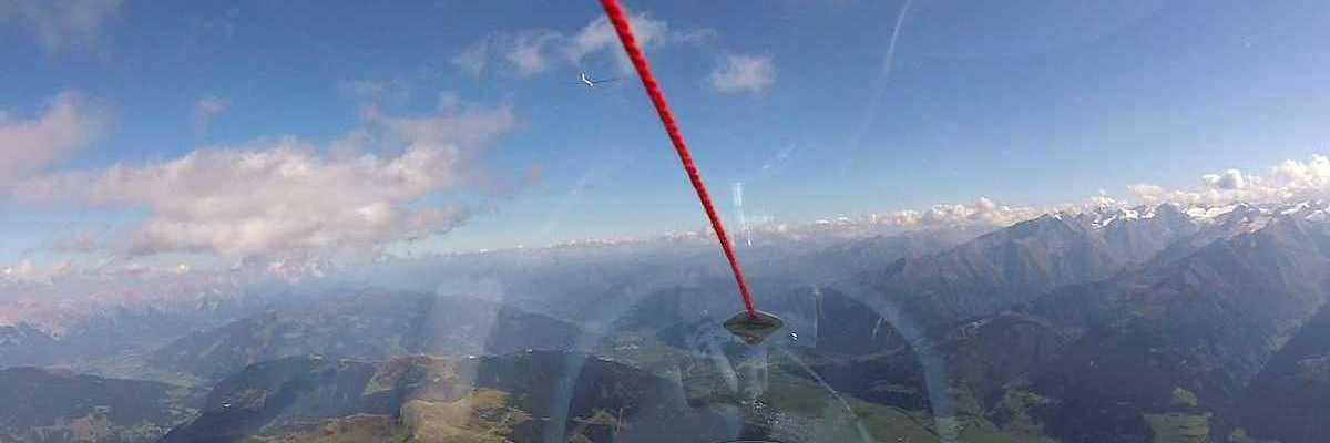 Flugwegposition um 23:00:00: Aufgenommen in der Nähe von Gemeinde Rauris, 5661, Österreich in 2235 Meter