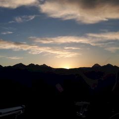 Flugwegposition um 16:14:46: Aufgenommen in der Nähe von Gemeinde Ranggen, Österreich in 2079 Meter