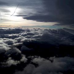 Flugwegposition um 14:42:13: Aufgenommen in der Nähe von Gemeinde Schmirn, 6154, Österreich in 4144 Meter