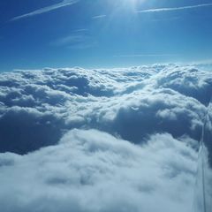 Flugwegposition um 15:15:42: Aufgenommen in der Nähe von Gemeinde Gries am Brenner, Österreich in 3524 Meter